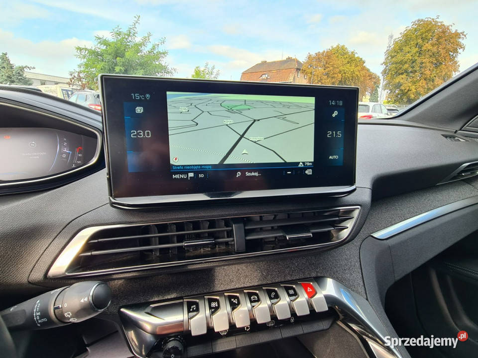 Peugeot 3008 11 Serwis Automat Navi 2xPDC Kamera nieuszkodzony wielkopolskie Wągrowiec