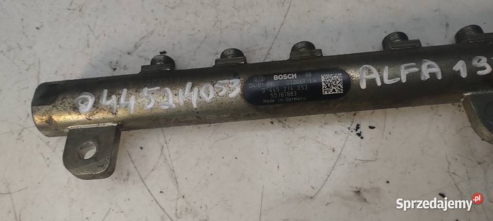 ALFA ROMEO FIAT 19JTD listwa wtryskowa Kielce