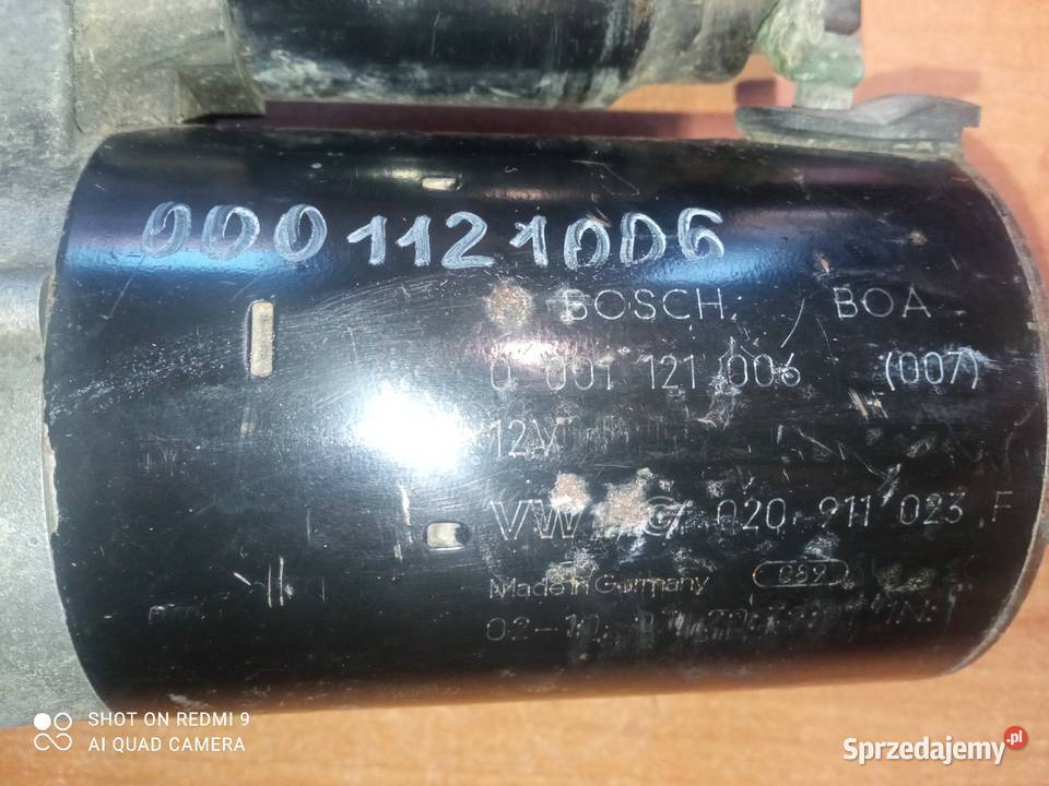 Rozrusznik Seat Leon 16 8v b Bosch 0001121006 podkarpackie Oleszyce