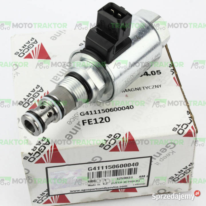 ZAWÓR ELEKTROMAGNETYCZNY FENDT G411150600040 Części zamienne Łążynek