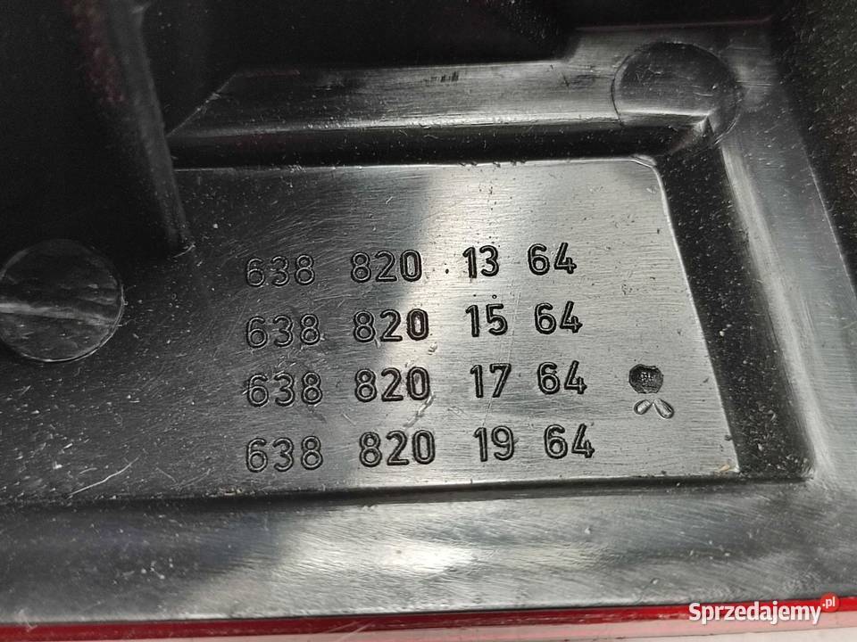 LAMPA PRAWY TYŁ MERCEDES VITO 112 CDI 9703