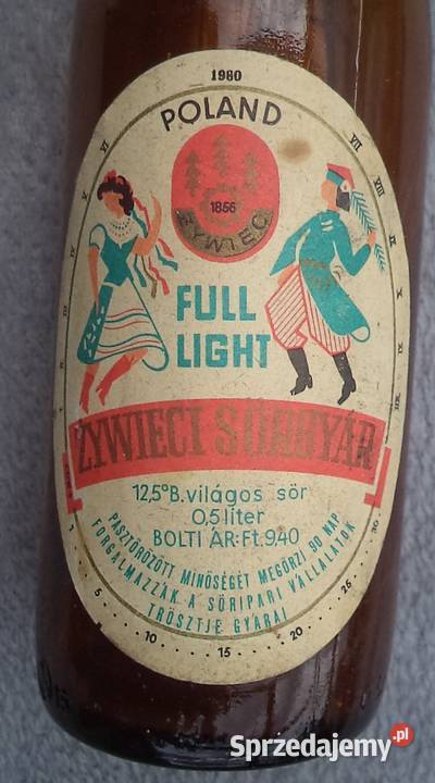 Piwo Żywiec stara butelka kapsel śląskie Piekary Śląskie