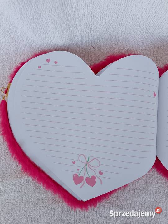 Sekretny pamiętnik z kłódką serce Notes Garwolin