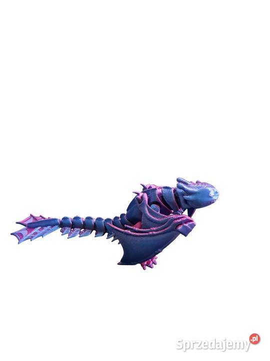 Figurka 3D fioletowy smok