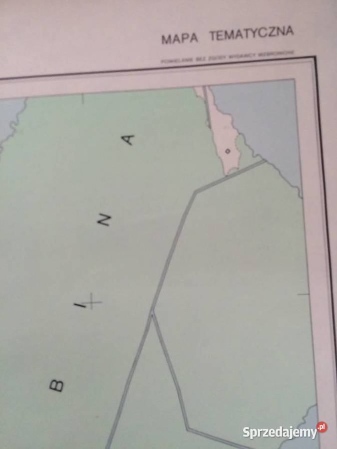 2535 Mapa Tematyczna Szczecina Szczecin sprzedam