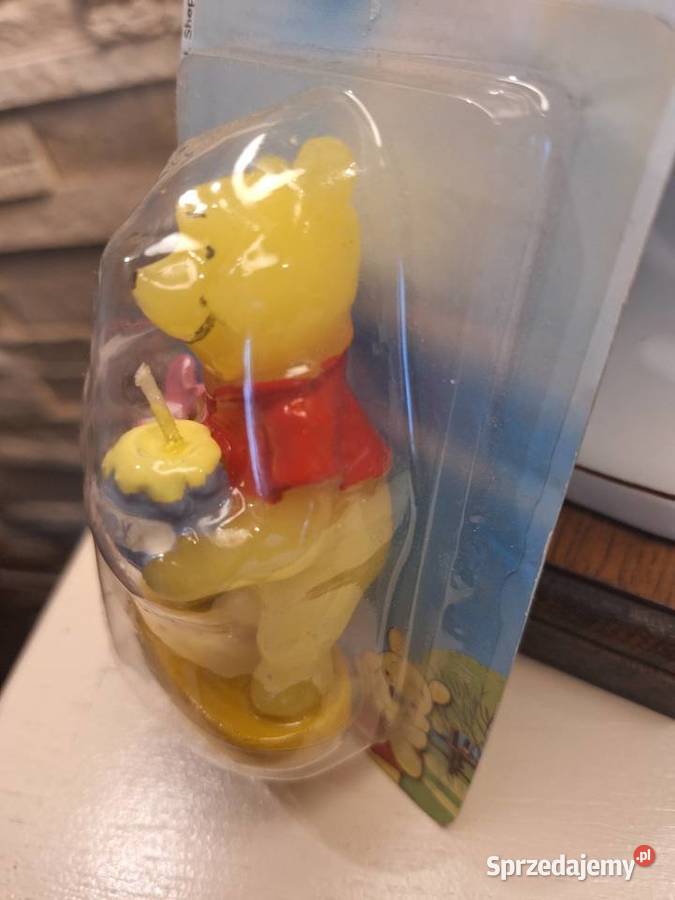 Świeczka na tort dziecka Puchatek i Tygrysek Konin