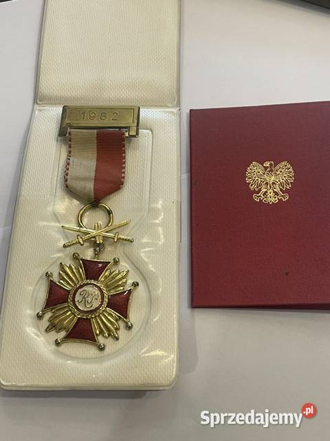 Medal Złoty Krzyż Zasługi PRL z legitymacją z Kraków sprzedam
