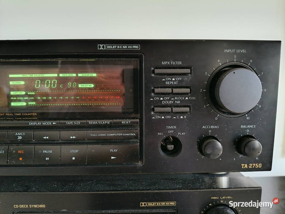 Magnetofon deck Onkyo Integra TA2750 mazowieckie Warszawa