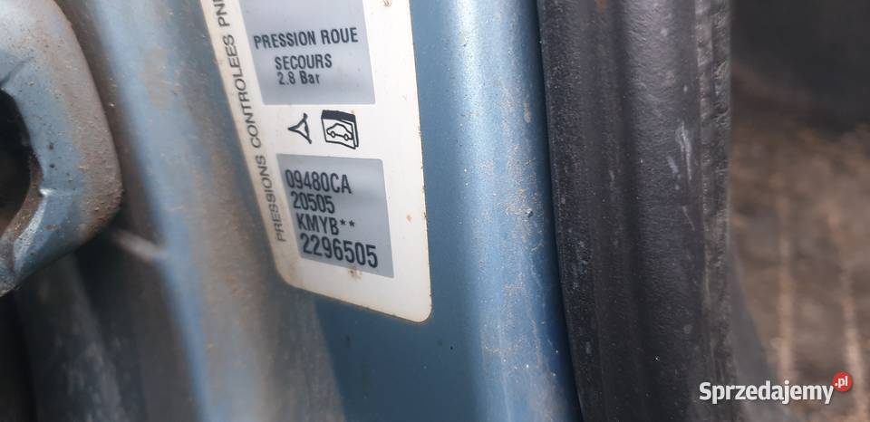 czesci citroen c3 14 hdi kolor kmyb Rawicz