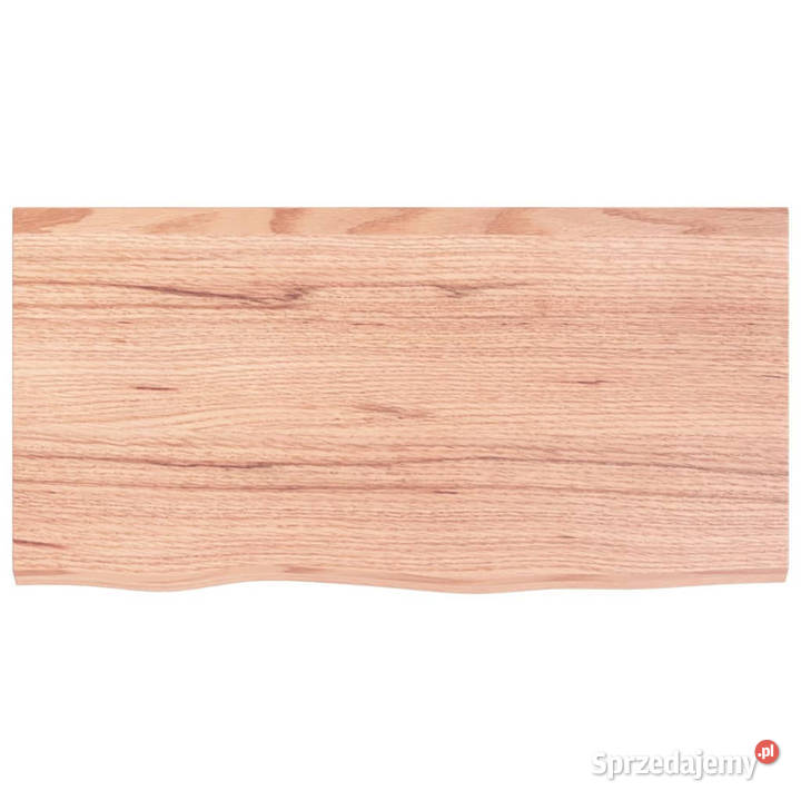 Półka brązowa 80x40x26 lakierowane lite drewno