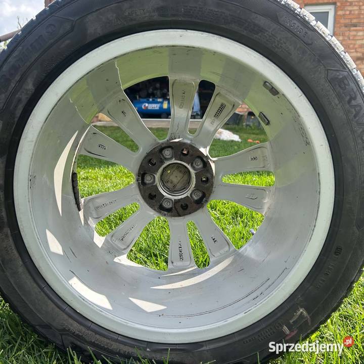Felgi Audi z oponami Letnimi17 5x112 Et 56OPIS Wilczkowice sprzedam