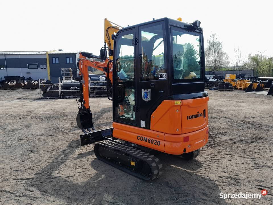 NOWA KOPARKA GĄSIENICOWA 2 TONY LONKING JCB Krotoszyn sprzedam