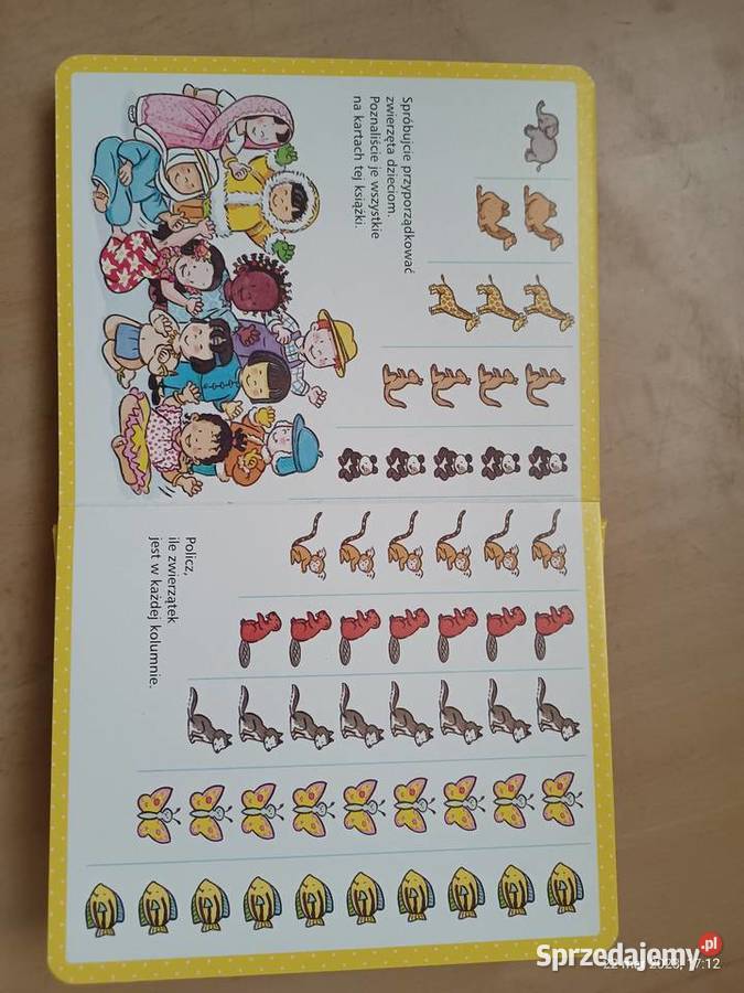 Książeczka dzieci Obrazki maluchów Cyfry Szczecin sprzedam