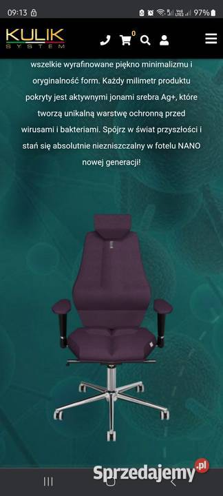 fotel biurowy Kulik Kraków