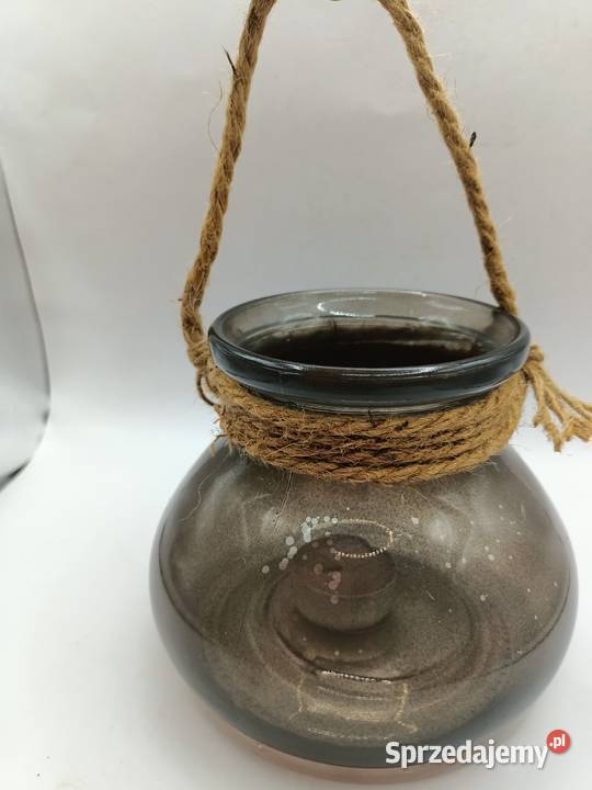 Szklana dekoracja do ogrodu słój lampion Pozostałe sprzedam