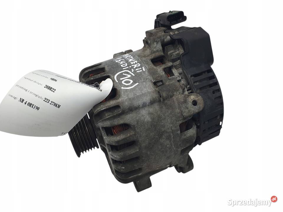 ALTERNATOR Citroen Berlingo II 16 HDI 9675753680 Chełm sprzedam