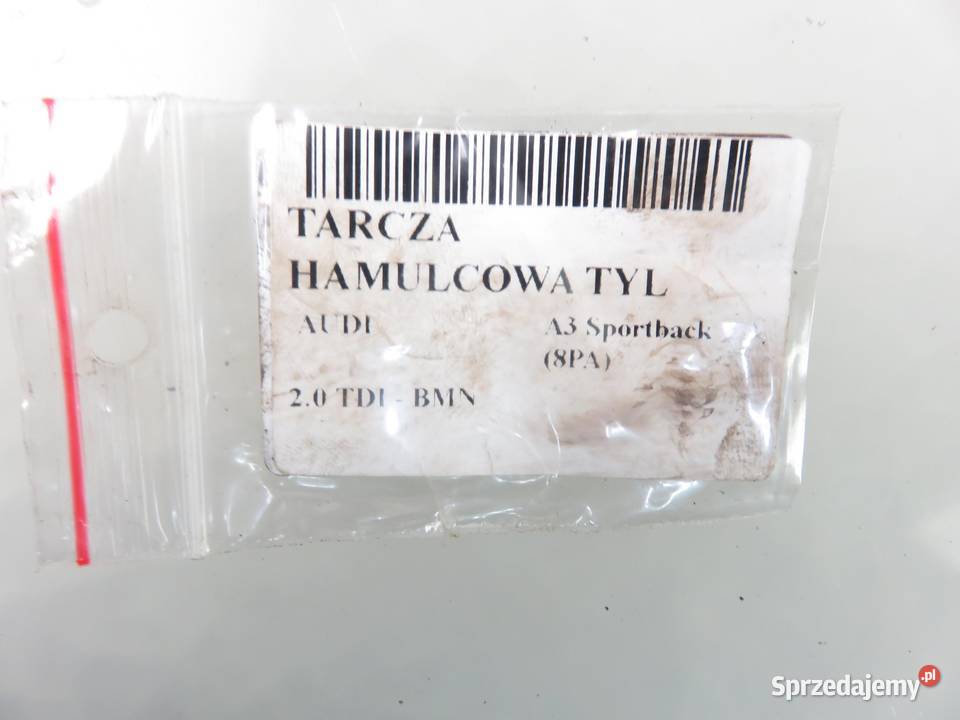 TARCZE HAMULCOWE TYŁ AUDI A3 sprzedam