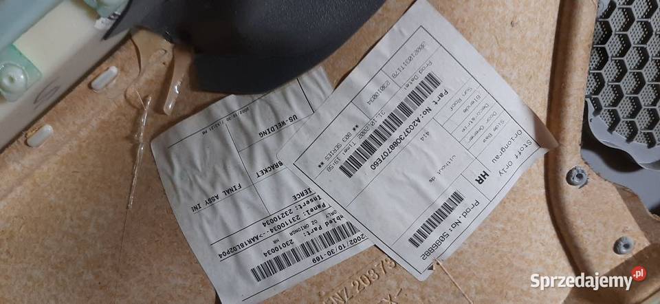 Boczek tapicerka drzwi Mercedes Cklasa W203 Włoszczowa