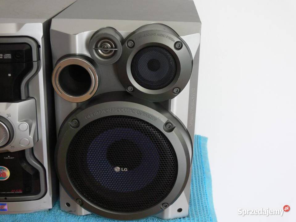 Wieża LG z kol USB mp3 RDS 360 wat sprawna Wieże i miniwieże Jasło