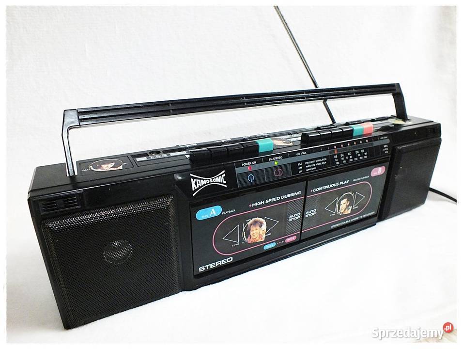 Radio KAMOSONIC KA-918 Stereo AM/FM Jamnik na 2 kasety