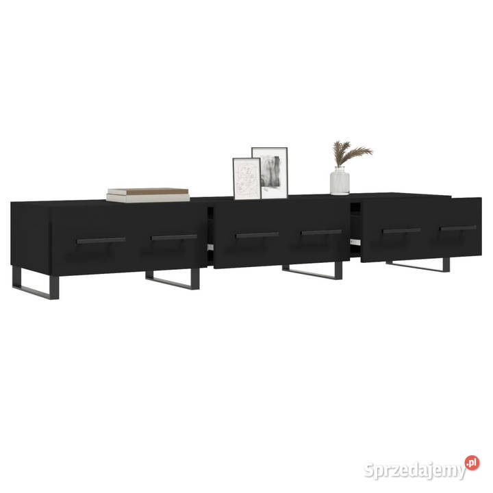 Szafka pod TV czarna 150x36x30 materiał sprzedam