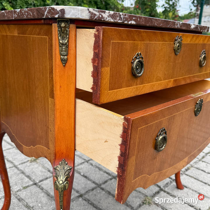 ARTexpert Komoda Ludwik marmurowy blat vintage