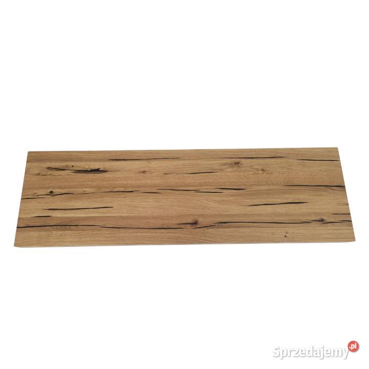 Stopień Drewniany Prosty Dębowy z Przelotami Gdów sprzedam