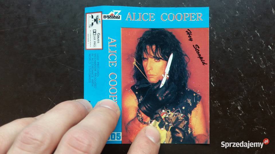 Kaseta magnetofonowa Alice Cooper Hey stoopid podlaskie