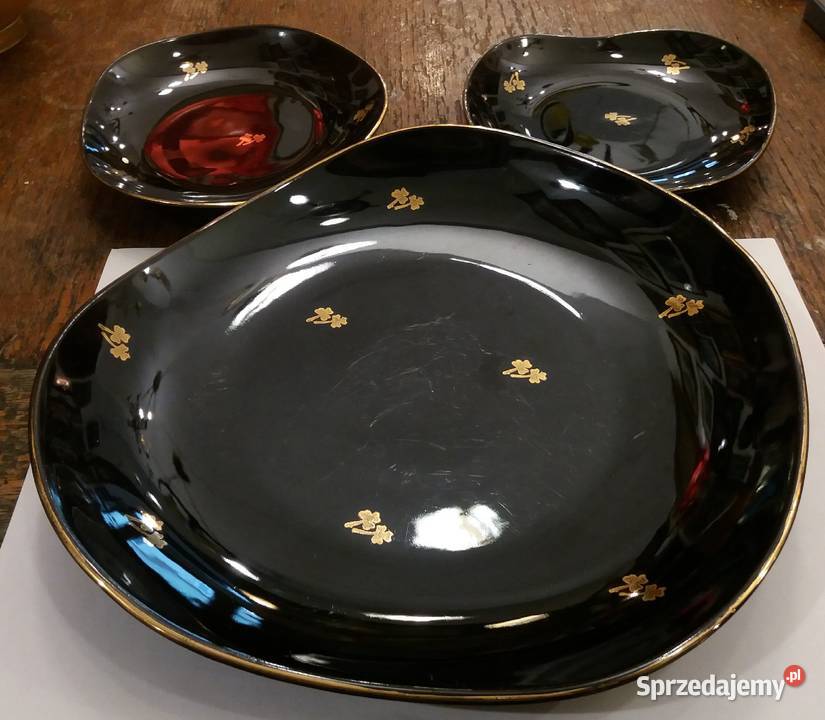 Porceltiowy zestaw talerzy Pruszków look małopolskie