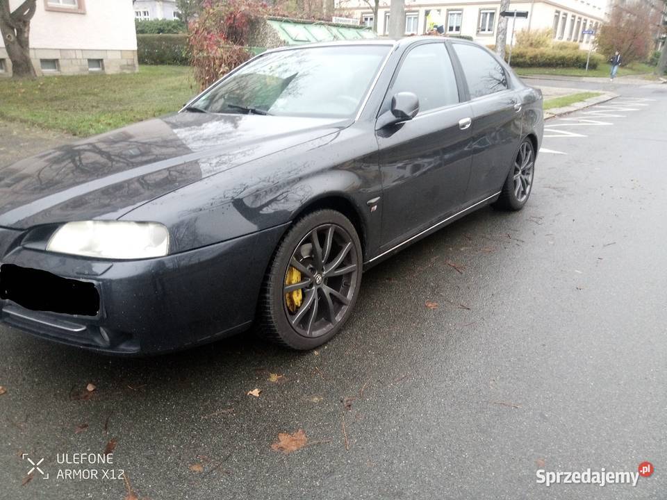 Piękna limuzyna Alfa Romeo 166 24 JTD automat czarny Legnica