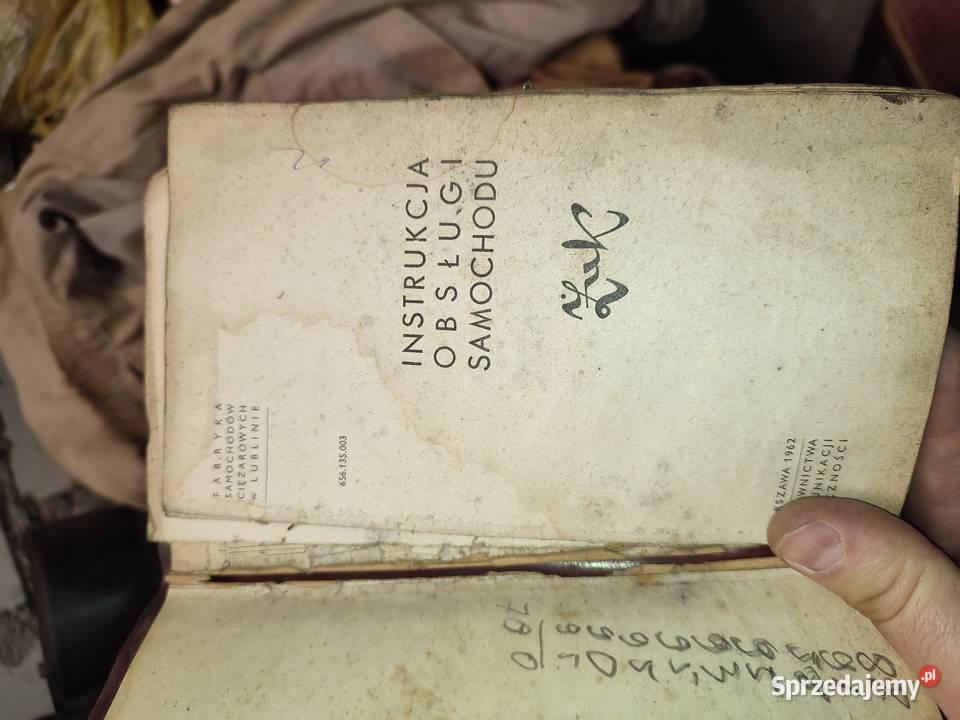 Instrukcja obsługi samochodu Żuk Lublin Brzeziny sprzedam