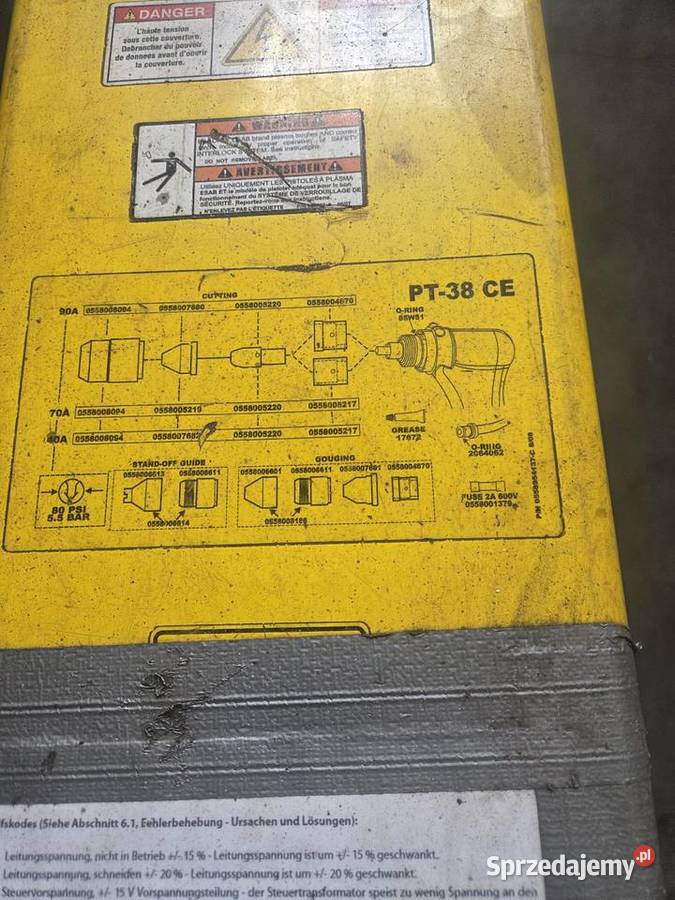 przecinarka plazmowa esab powercut 1600 90amp