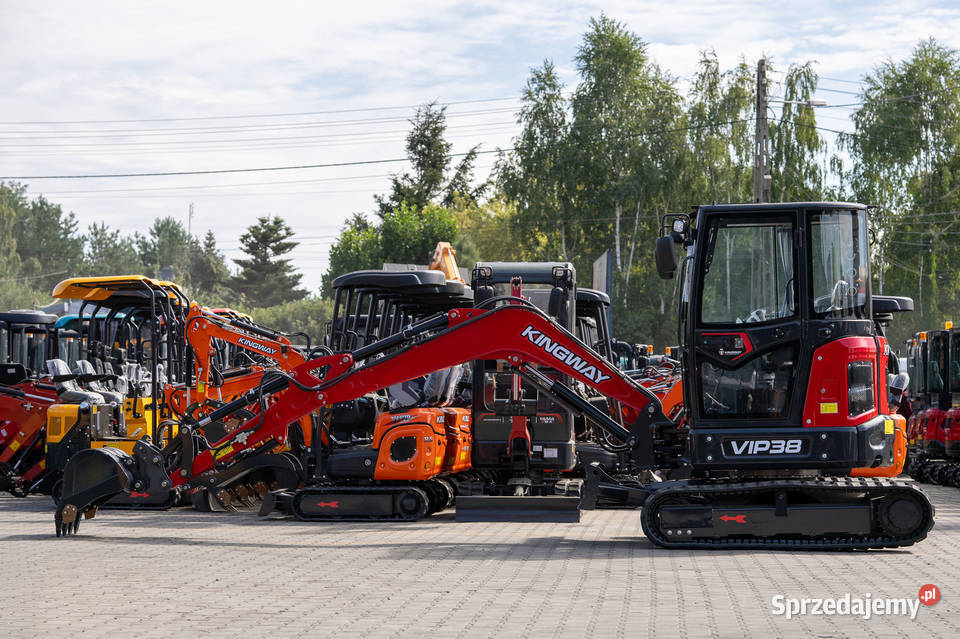 Minikoparka waga 4000 silnik KUBOTA łyżki Częstochowa