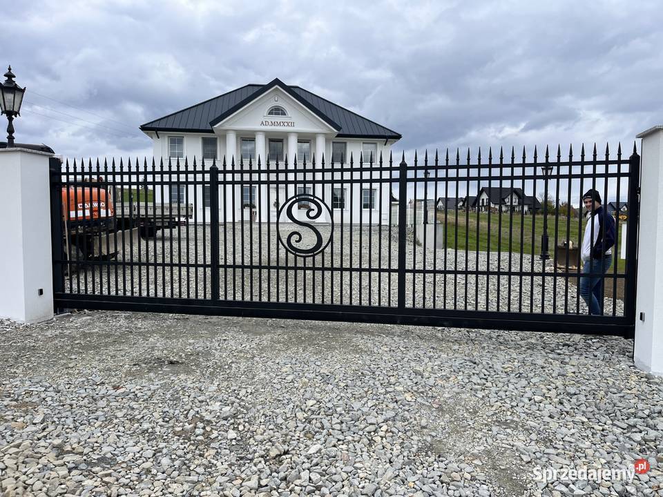 Brama grzebieniowa ogrodzenie Limanowa