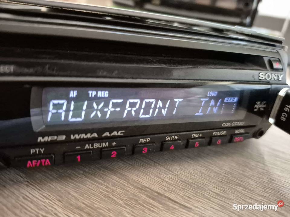 SONY CDX GT33U USB Radio samochodowe łódzkie