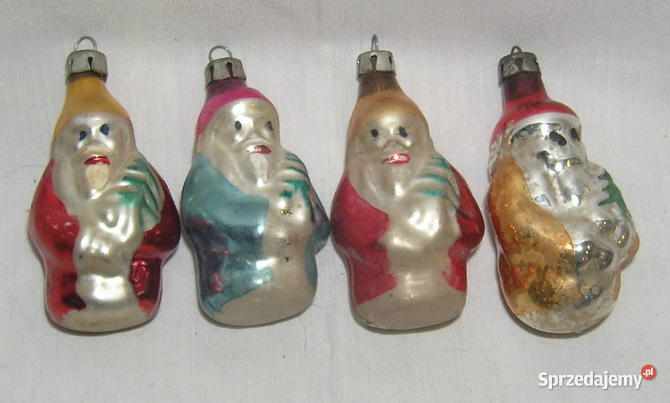 bombki vintage MikołajeD40vin Bartków sprzedam