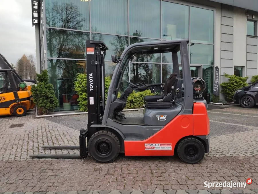 Wózek widłowy Toyota 028FGF15 15 t duplex 33 m Kęty