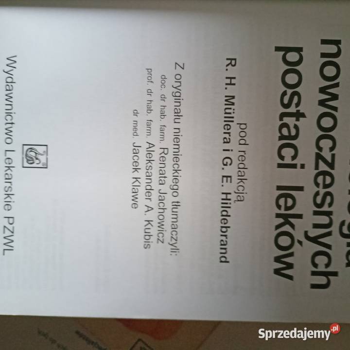 Technologia nowoczesnych postaci leków książki Książki naukowe i popularnonaukowe