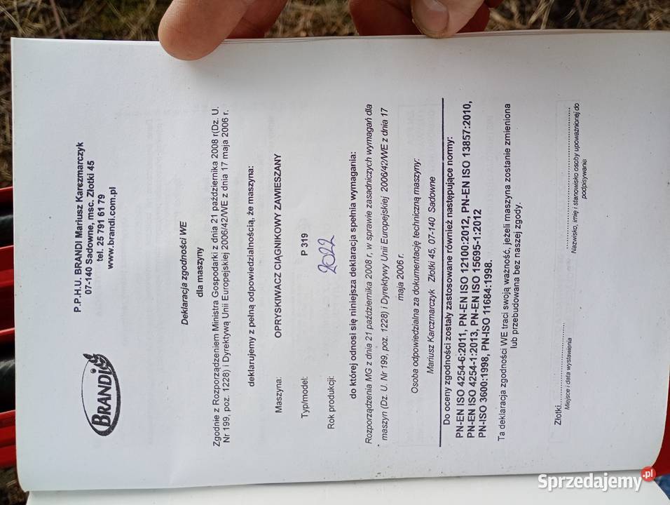 Opryskiwacz 12m 400l kujawsko-pomorskie Śmielin