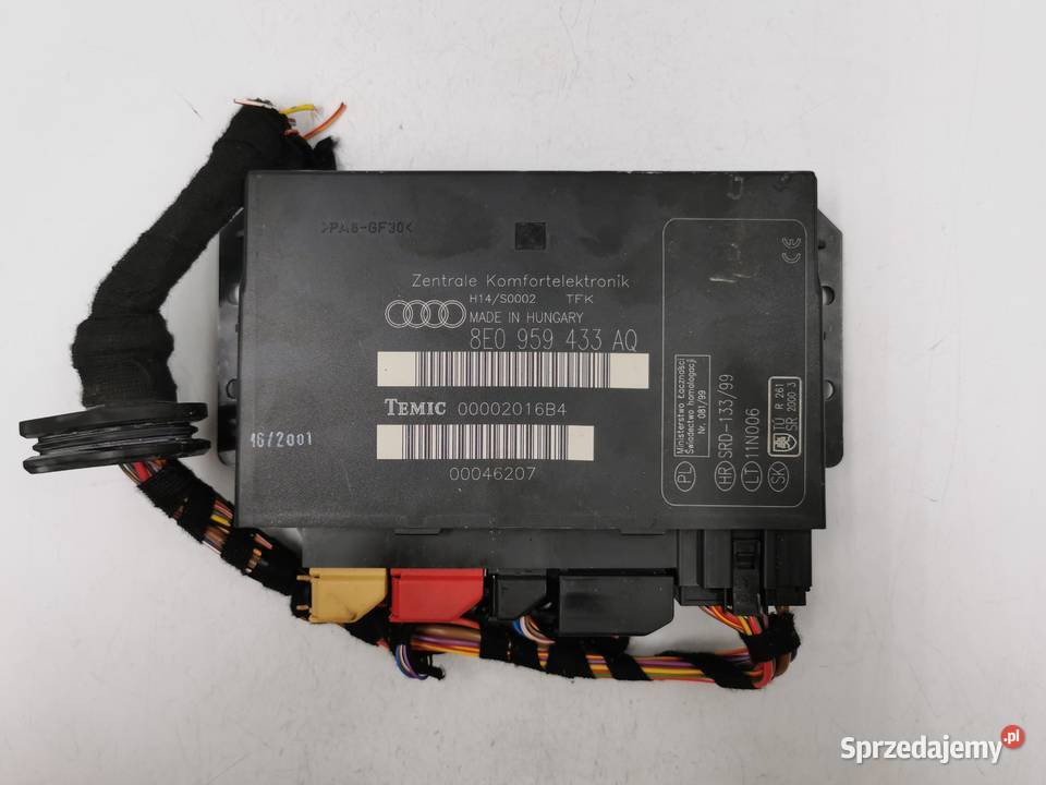 Moduł Komfortu Sterownik Audi A4 B6 B7 mazowieckie Wyszków