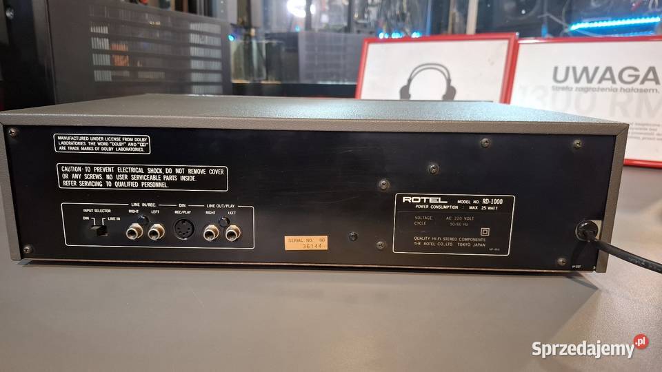 Rotel RD1000 deck kasetowy stereo vintage Audio