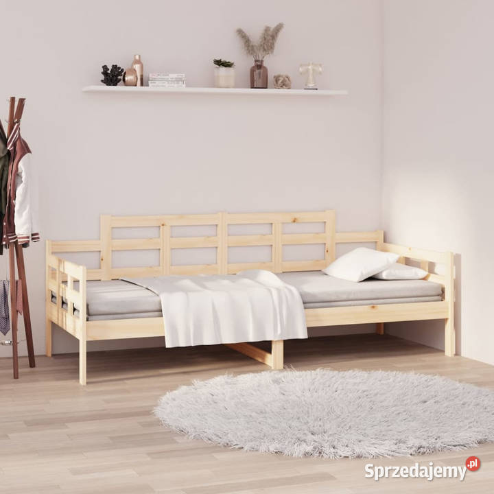Łóżko dzienne lite drewno sosnowe 90x200 mazowieckie