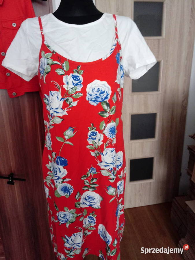 Sukienka z bluzką 2w1 Rozmiar 42(XL) sprzedam