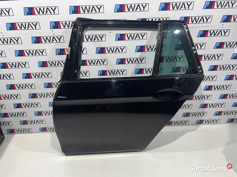 BMW F11 DRZWI LEWY TYŁ TYLNE 668 SCHWARZ 2 W