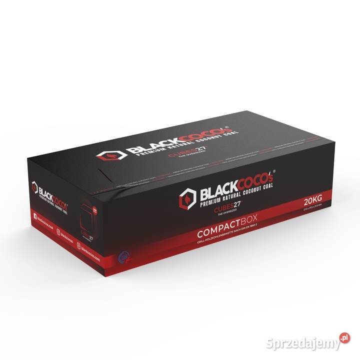 Blackcocos Cubes27 TheOversized Węgiel do Fajki