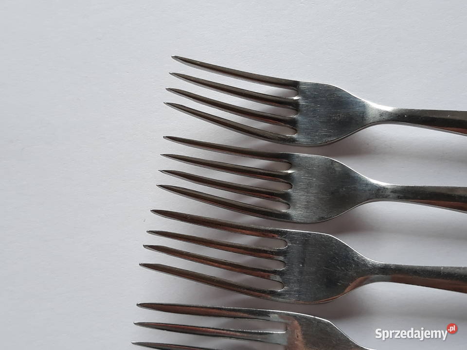 Czterozębne widelczyki KŁOS Gerlach sztućce PRL Dąbrowa Górnicza sprzedam