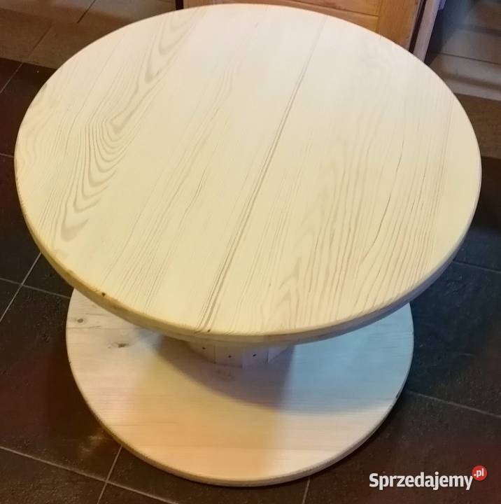 Stolik drewniany ze szpuli ława drewniana loft Radków sprzedam