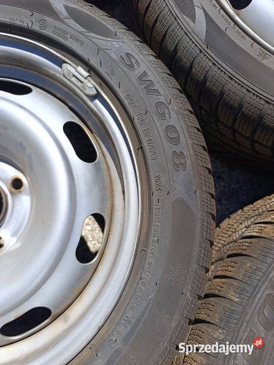 Koła z oponami zimowymi do Peugeot 206 sprzedam