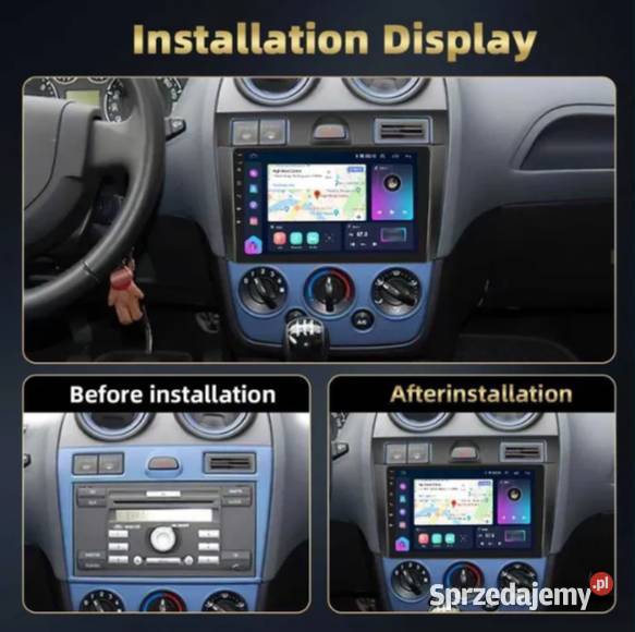Radio Android 13 Ford Fiesta 20022008 gps wifi