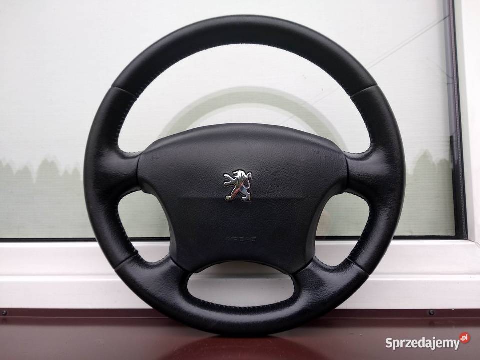 Peugeot 406 LIFT FL kierownica skórzana skóra Sieradz sprzedam